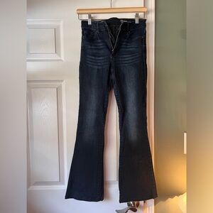 GAP Skinny Flare Jeans, Dark Blue